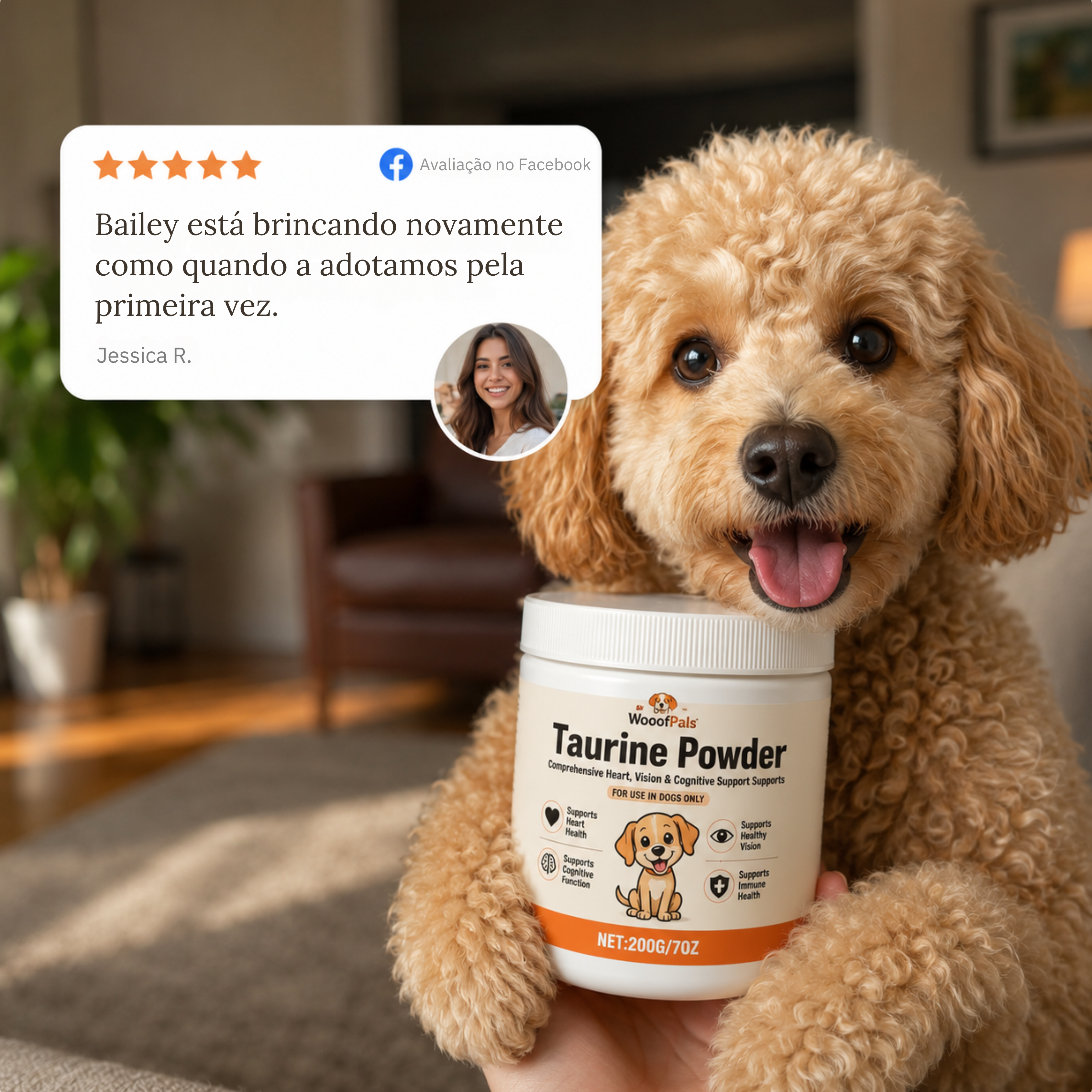 Puppwell™ Taurine for Dogs — Heart Support & Longevity